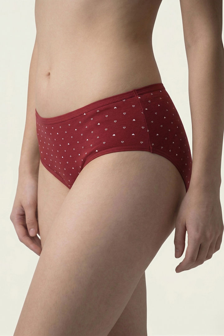 Zivame Medium Rise Full Coverage Hipster Panty (Pack of 3) - Multicolor — image 3